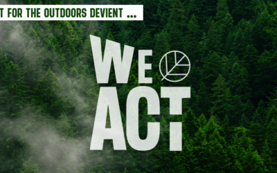 RICOCHET s’engage auprès du programme de philanthropie référence de l’outdoor : We ACT !
